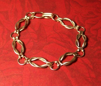 Sterling silver knot bracelet